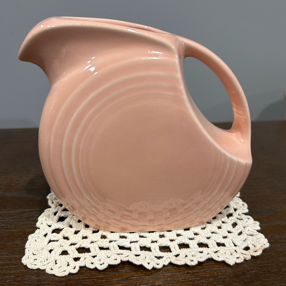 Fiestaware- Fiesta Apricot Small Disk Pitcher 28oz